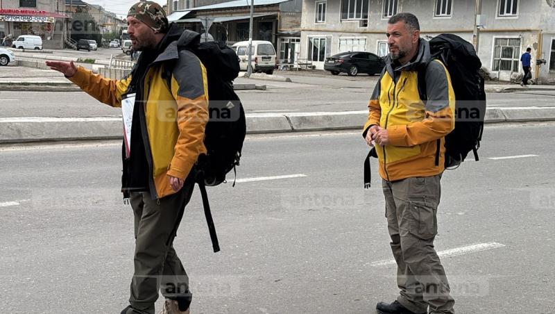 EXCLUSIV | Primele imagini cu Cheloo și Mihai Ban de pe traseu în Asia Express - Drumul Mătăsii. Cum au fost surprinși cei doi