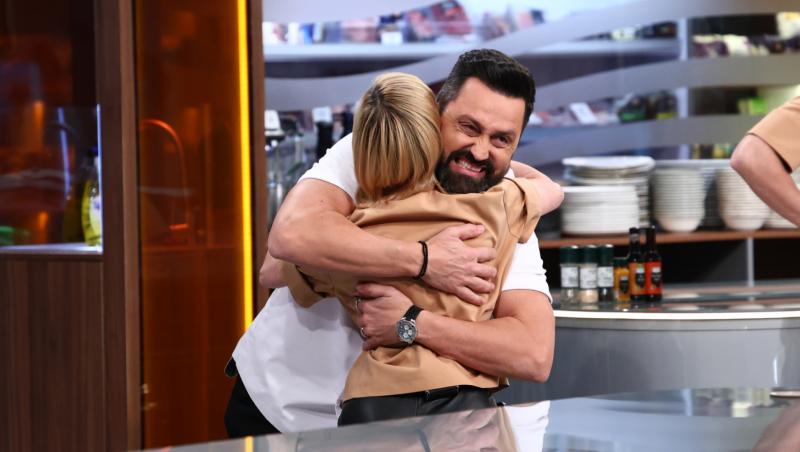 Chef Orlando Zaharia si o concurenta