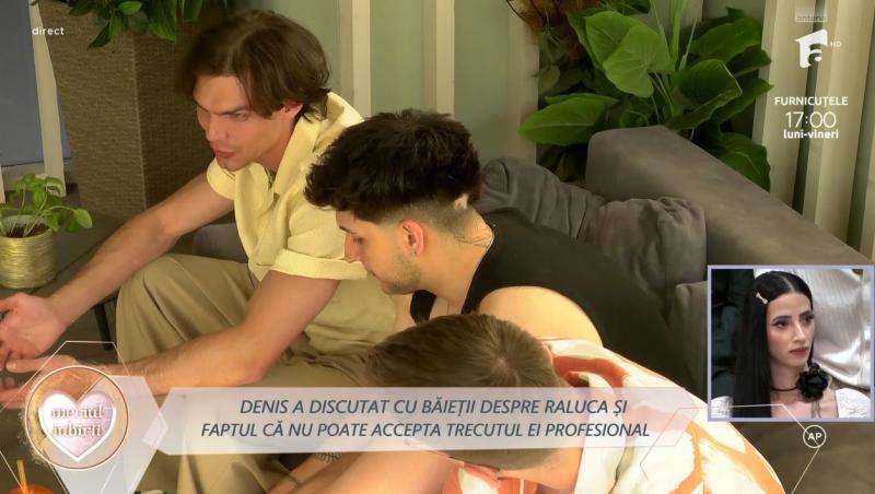 Mireasa, sezon 13. Denis a dat cărțile pe față despre Raluca! Ce a recunoscut de față cu băieții
