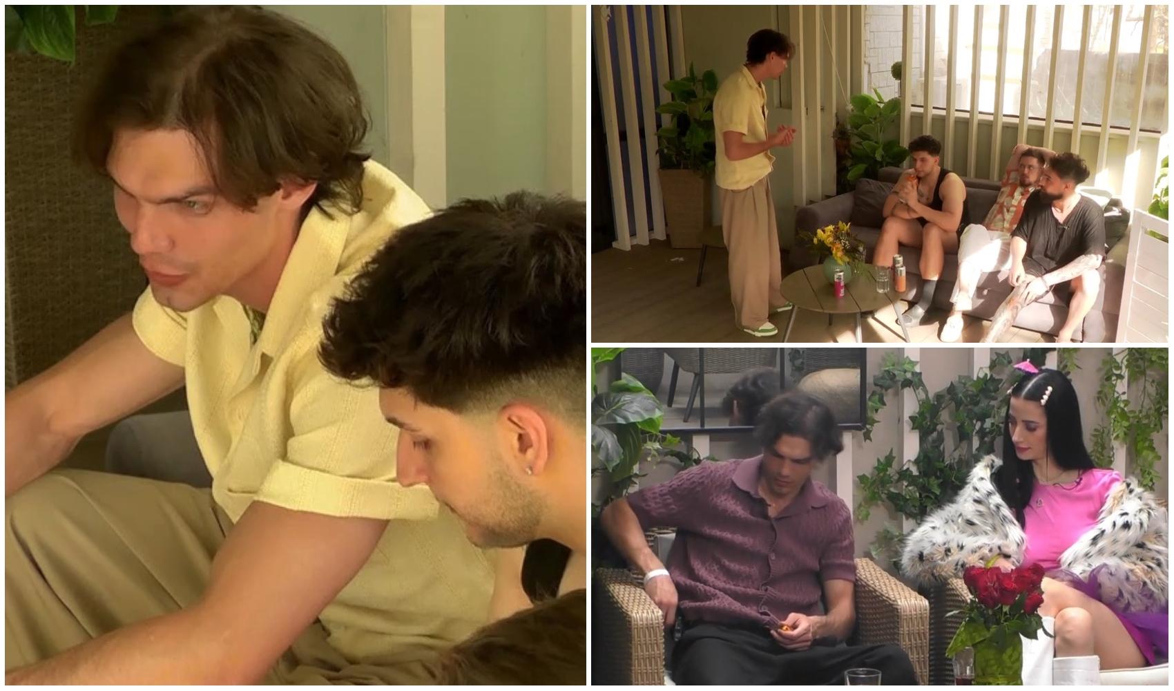 colaj foto cu denis, raluca si alti concurenti din casa mireasa sezonul 13