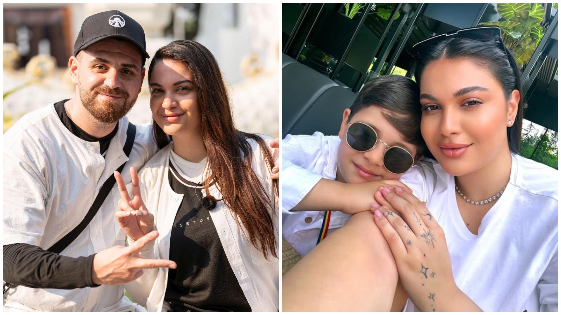 Colaj cu Betty Salam, fostul soț și fiul ei