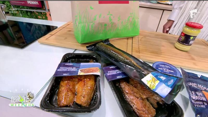 Rețeta lui Chef Nicolai de rillettes de macrou afumat cu roșii, mămăligă și maioneză de leurdă