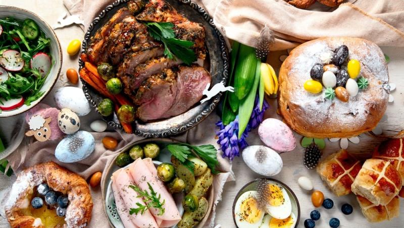Masă de Paște poate depăși cu ușurință 6000 de kcal