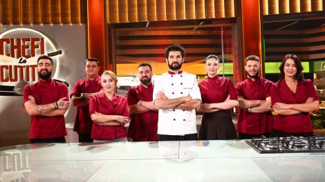 Chefi la cuțite, 8 aprilie 2026. Cine sunt concurenții din echipa lui Chef Richard Abou Zaki. Ei poartă tunica bordo &icirc;n sezonul 17