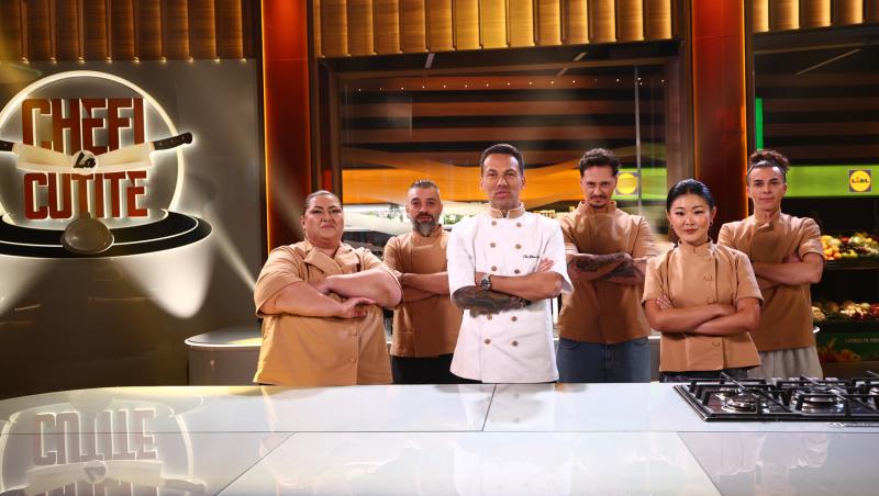Chefi la cuțite, 8 aprilie 2026. Cine sunt concurenții din echipa lui Chef Ștefan Popescu. Ei poartă tunica bej în sezonul 17