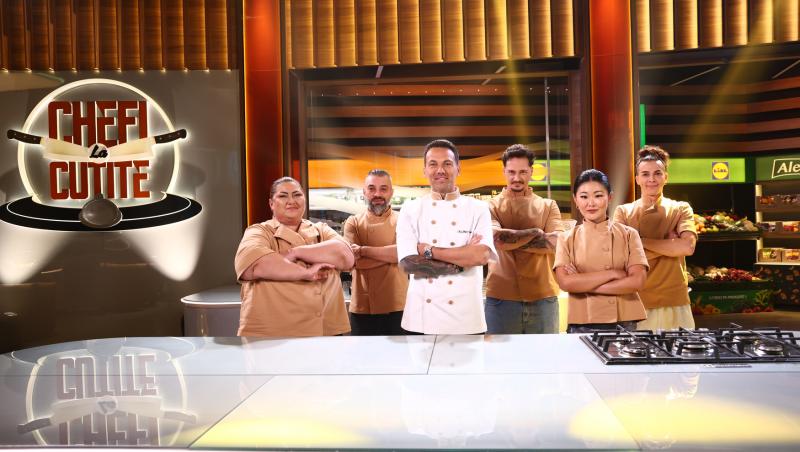 Chef Ștefan Popescu echipa