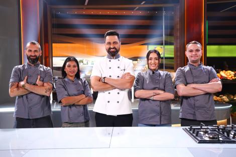 Chefi la cuțite, 8 aprilie 2026. Cine sunt concurenții din echipa lui Chef Orlando Zaharia. Ei poartă tunica gri &icirc;n sezonul 17