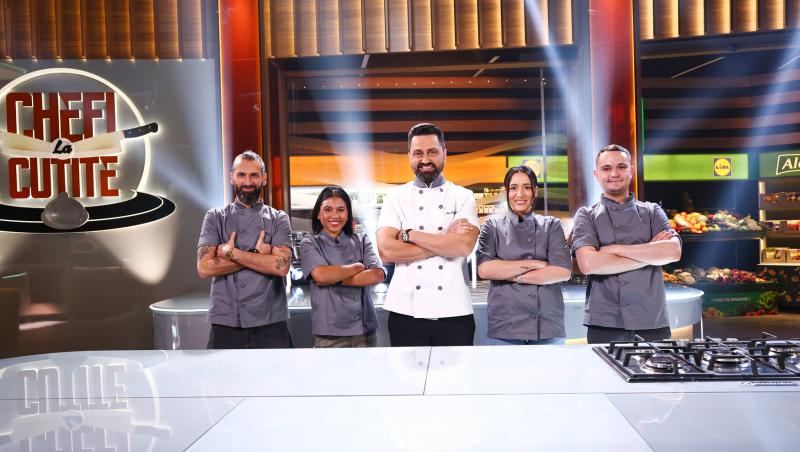 Chefi la cuțite, 8 aprilie 2026. Cine sunt concurenții din echipa lui Chef Orlando Zaharia. Ei poartă tunica gri în sezonul 17