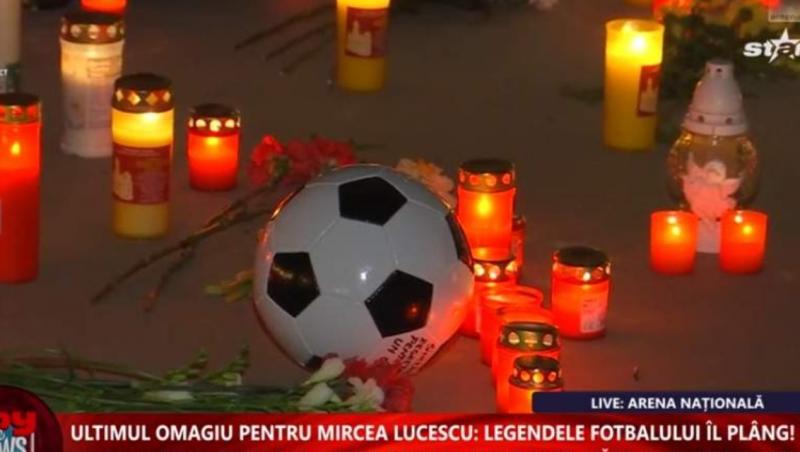 Gestul copleșitor făcut de Răzvan Lucescu la priveghiul tatălui său. Mircea Lucescu este omagiat pe Arena Națională