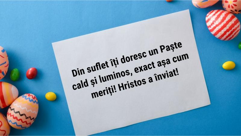 Mesaje și Felicitări de Paște 2026. Urări creștine, haioase, formale sau calde și prietenoase pentru Învierea Domnului