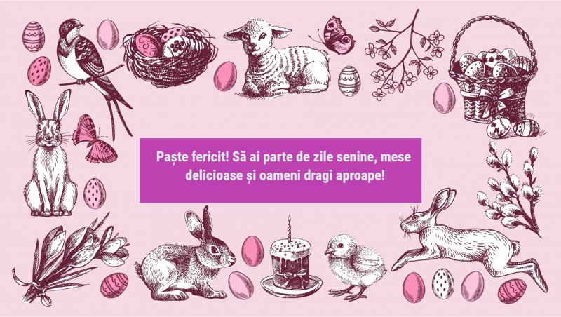 Mesaje și Felicitări de Paște 2026. Urări creștine, haioase, formale sau calde și prietenoase pentru Învierea Domnului