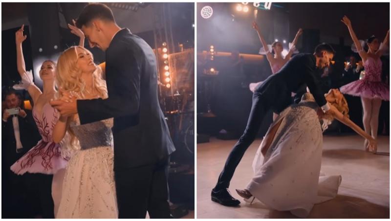 Colaj cu Andreea Bălan și Victor Cornea la dansul mirilor
