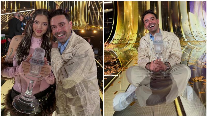 Colaj cu DARA și Cristian Tarcea la Eurovision