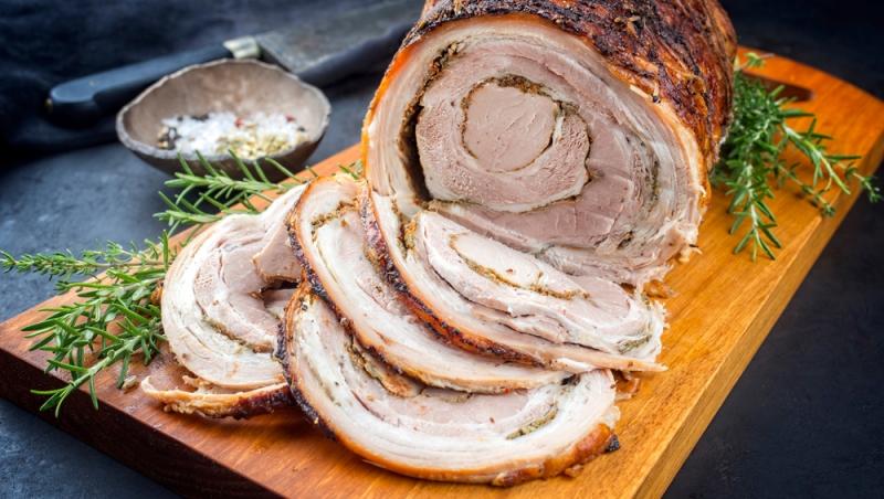 Rețetă de porchetta &icirc;n stil italian. O alegere pe care toată lumea o va ține minte