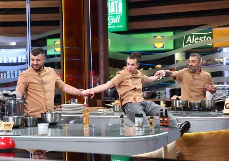 Confruntare memorabilă la Chefi la cuțite: concurenții gătesc legați la m&acirc;ini &icirc;ntr-o bătălie culinară cu rețete din filme celebre