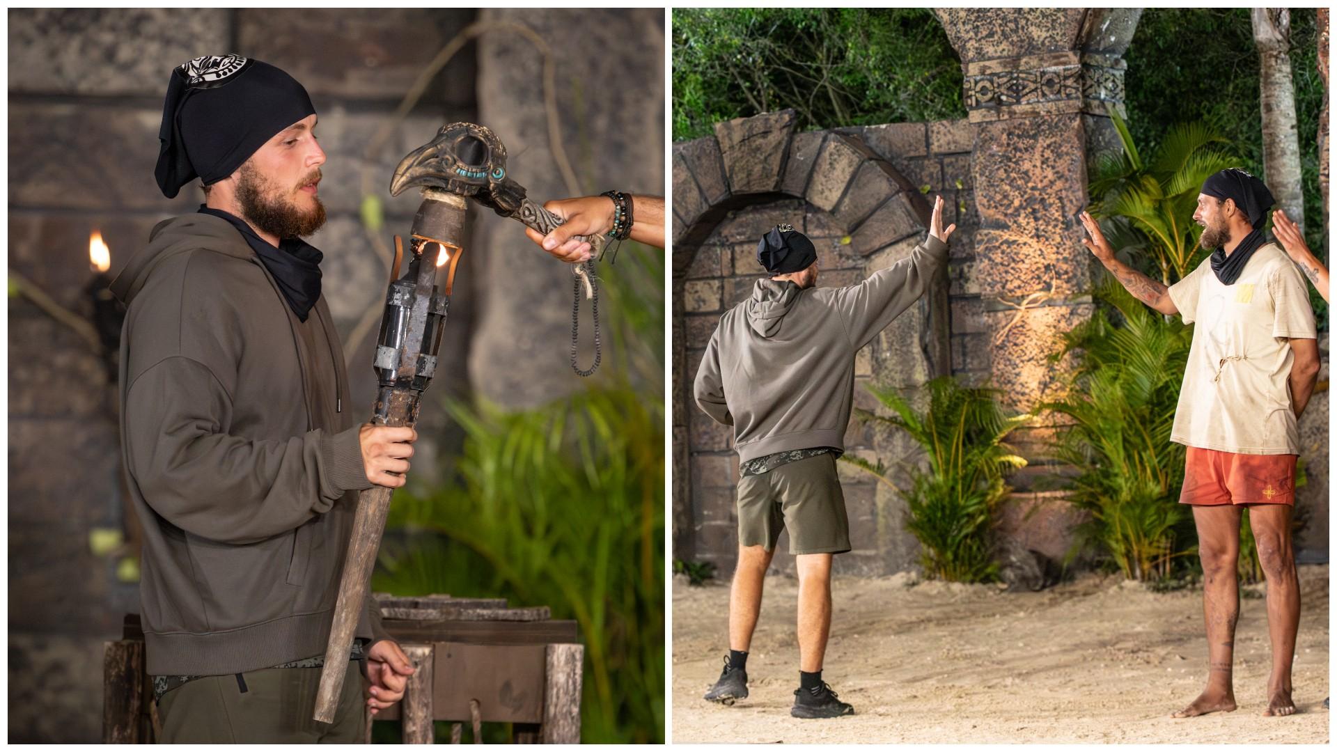 Colaj cu Aris Eram în două ipostaze diferite la Survivor 2026