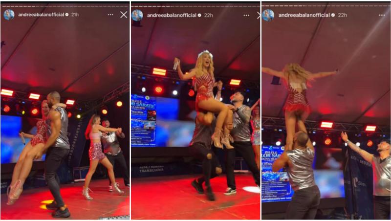 Cine i-a luat locul lui Petrișor Ruge. Cu ce dansator face Andreea Bălan acum prize pe scenă