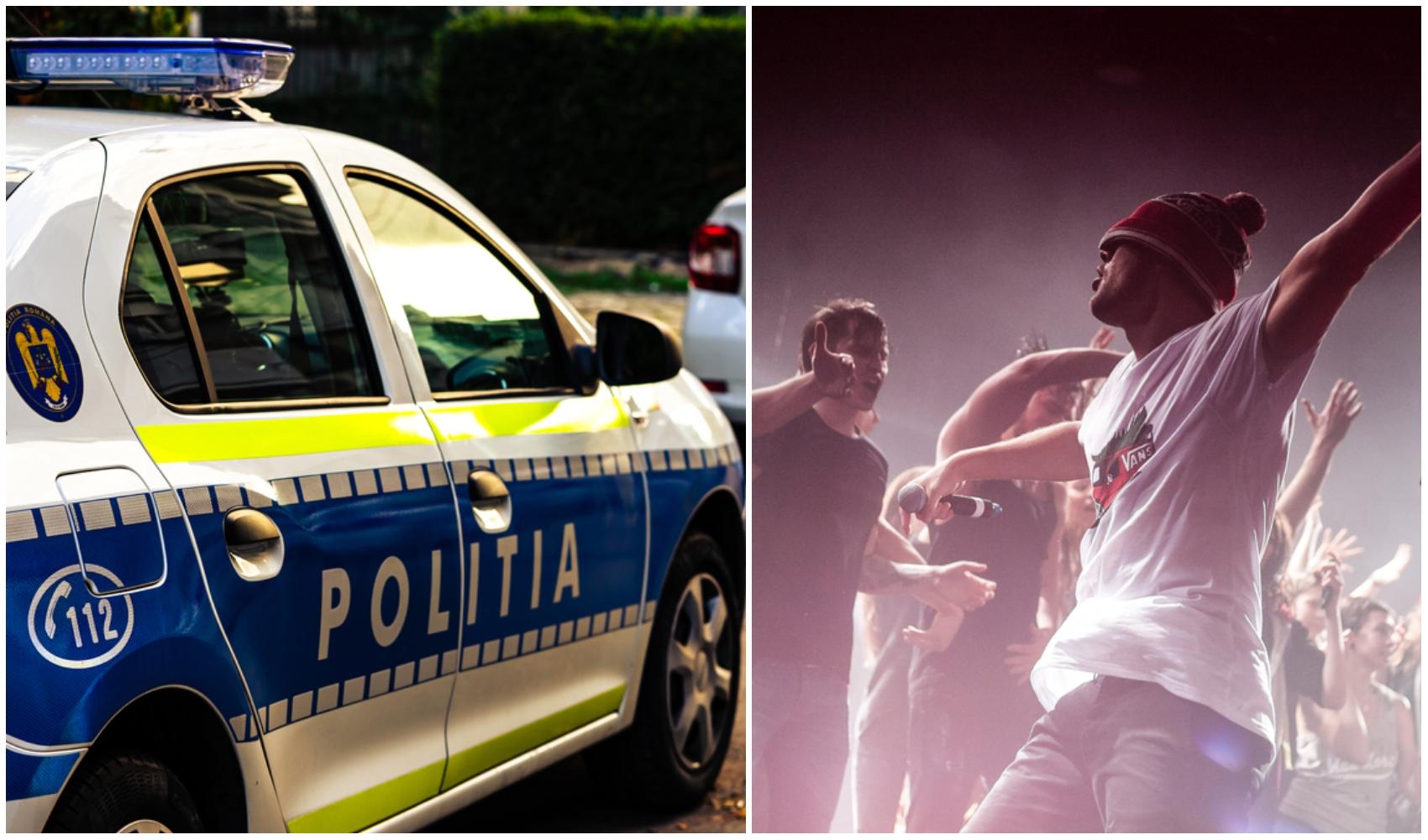 colaj foto cu politia romana max korzh la concert