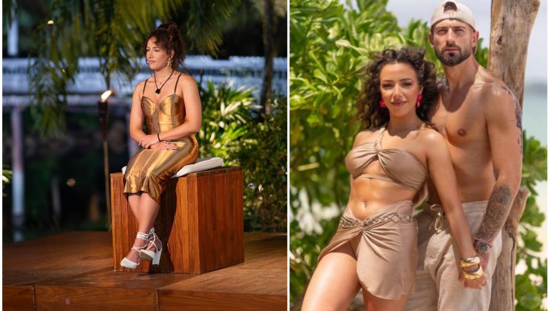 colaj foto cu francesca sarao si cristi punga de la insula iubirii