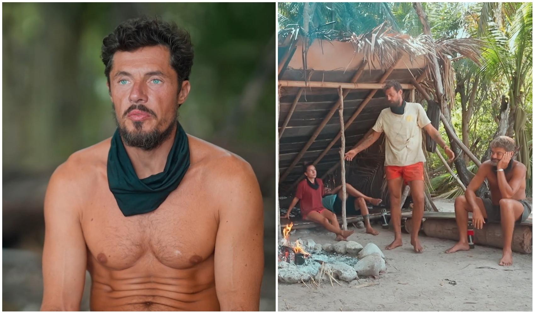 colaj foto cu lucian si alti concurenti de la survivor romania