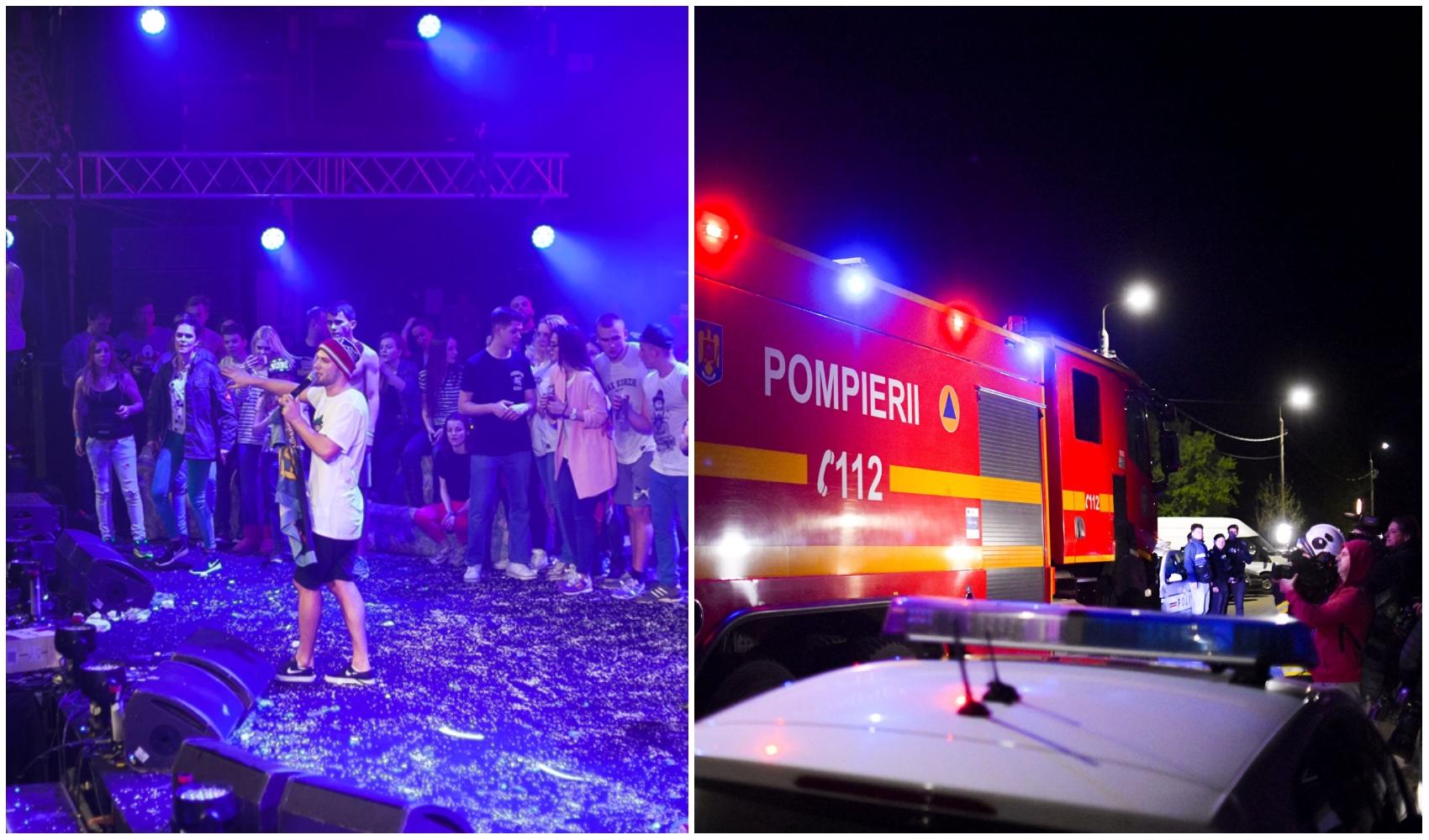 colaj foto cu max korzh si masina de pompieri