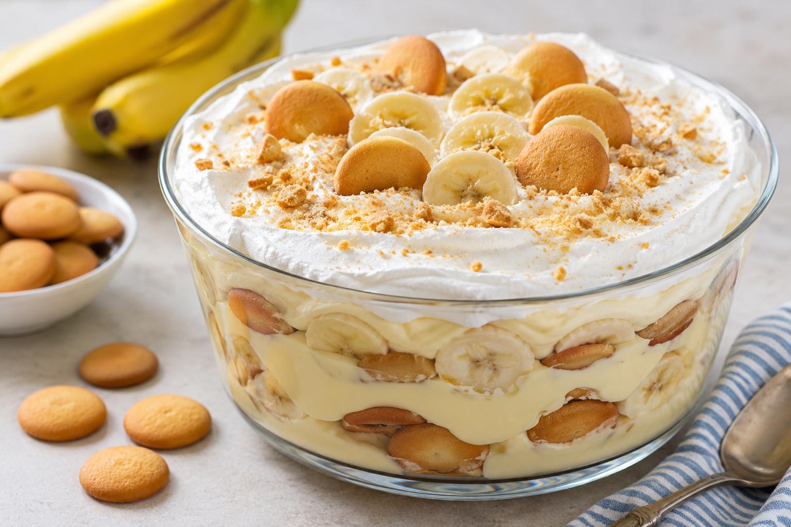 Banana pudding. Rețeta unuia dintre cele mai iubite deserturi din bucătăria americană