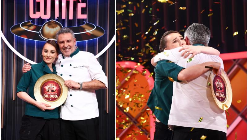 colaj foto cu marina luca de la chefi la cutite sezonul 17 si alexandru sautner