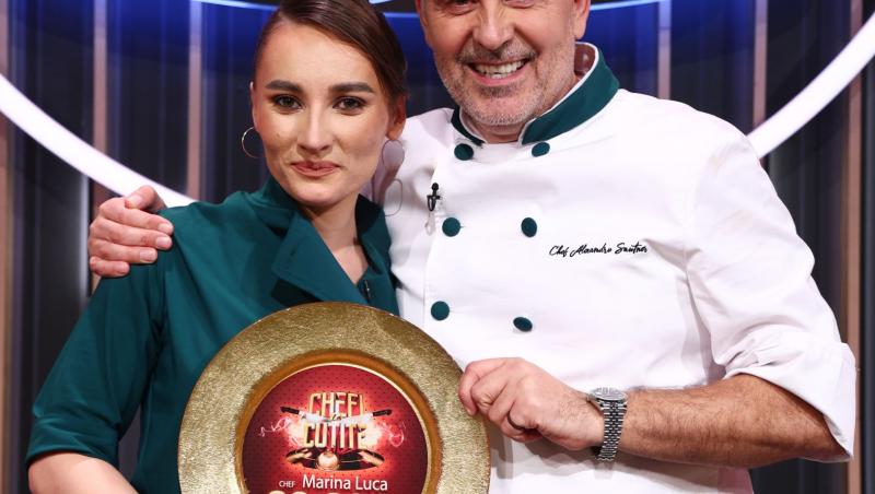 Finala Chefi la cuțite, record de audiență. Marina Luca, cuțitul de aur al lui Chef Sautner, a câștigat sezonul 17