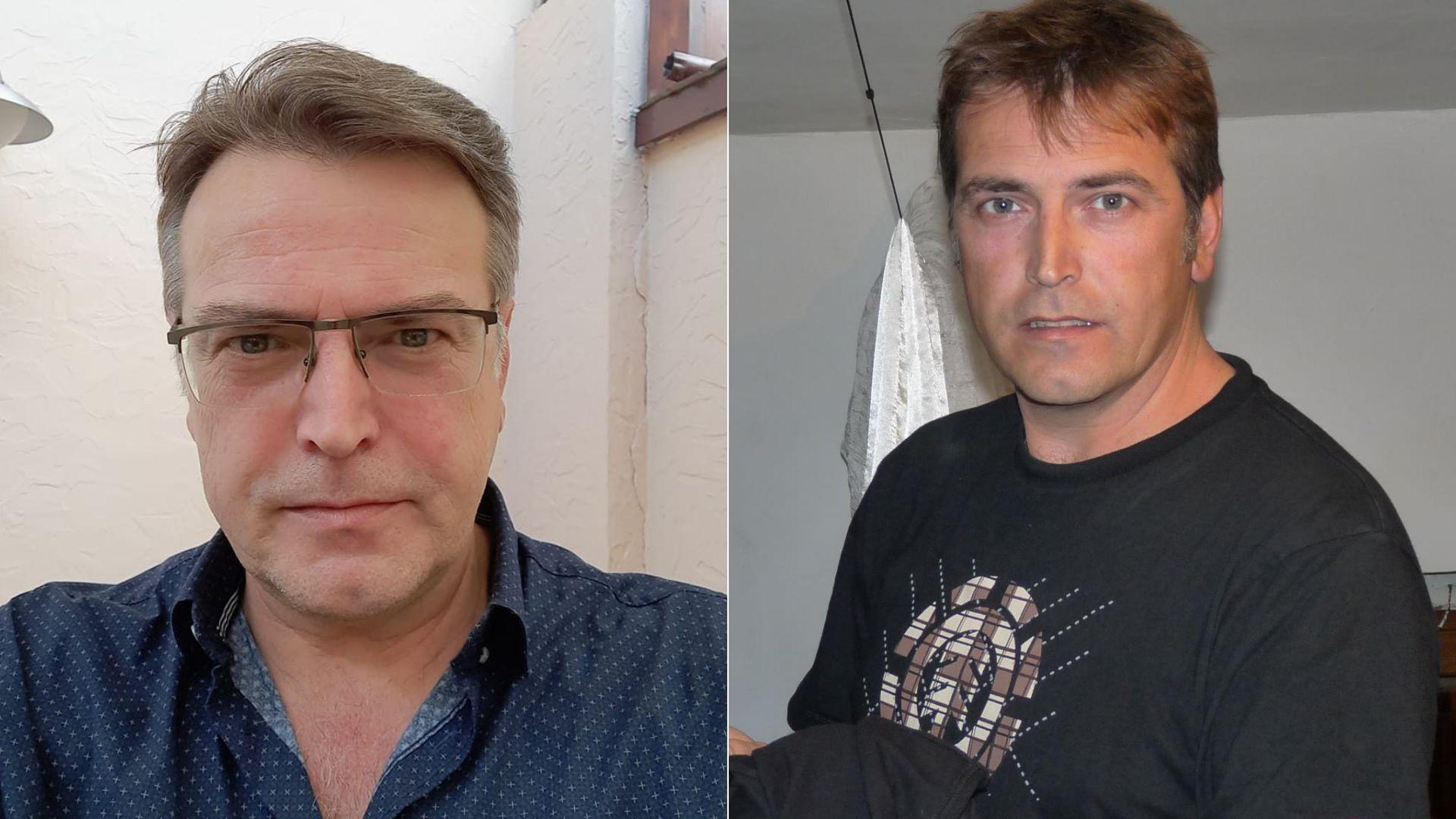 actor în mai multe ipostaze pe un fundal luminos