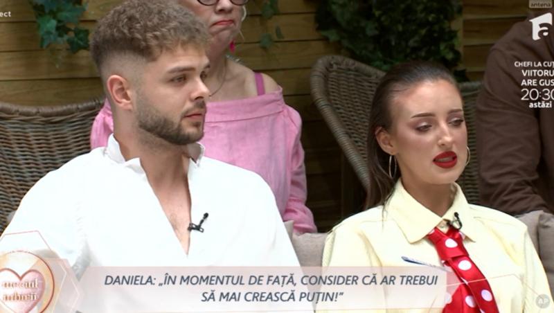 Mireasa, sezon 13. Daniela și Darius s-au despărțit: „Consider că ar trebui să mai crească puțin!”
