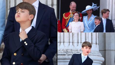 Prințul Louis a furat din nou toate privirile. Gesturile adorabile care au cucerit internetul