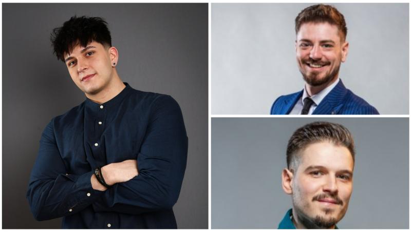 Dorian, Ciprian și Daniel, colaj