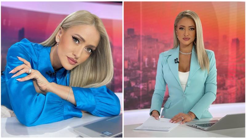 Colaj cu Iuliana Pepene &icirc;n două ipostaze diferite la pupitru Observator