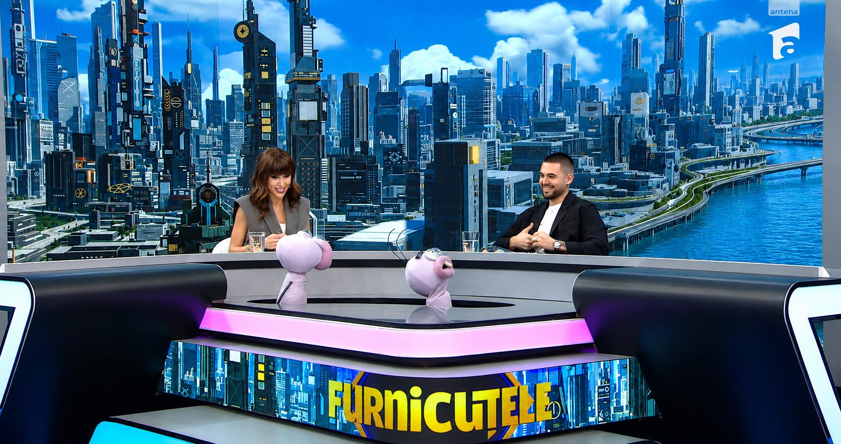 &bdquo;Furnicuțele&rdquo;, invitat Mario Fresh: prima apariție televizată a iubitei artistului. Imagini &icirc;n premieră cu Miruna