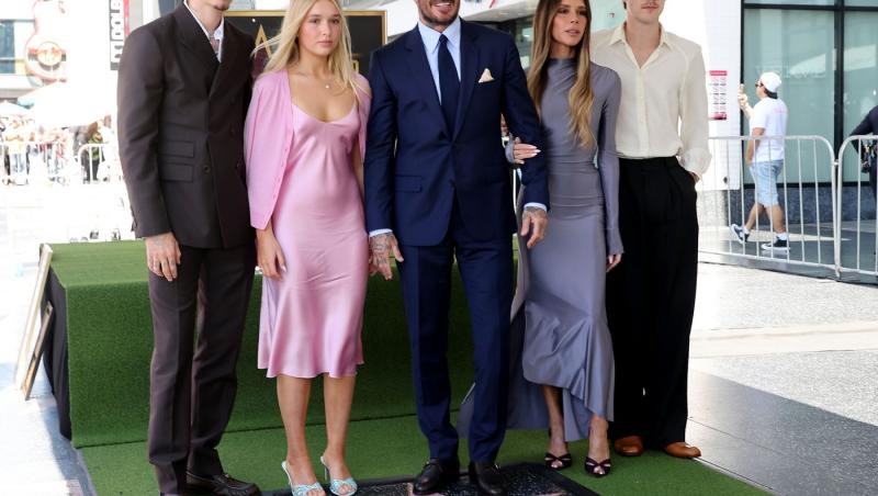 Mezina lui David și Victoria Beckham, magnet de priviri. Harper a surprins cu noul look, de domnișoară