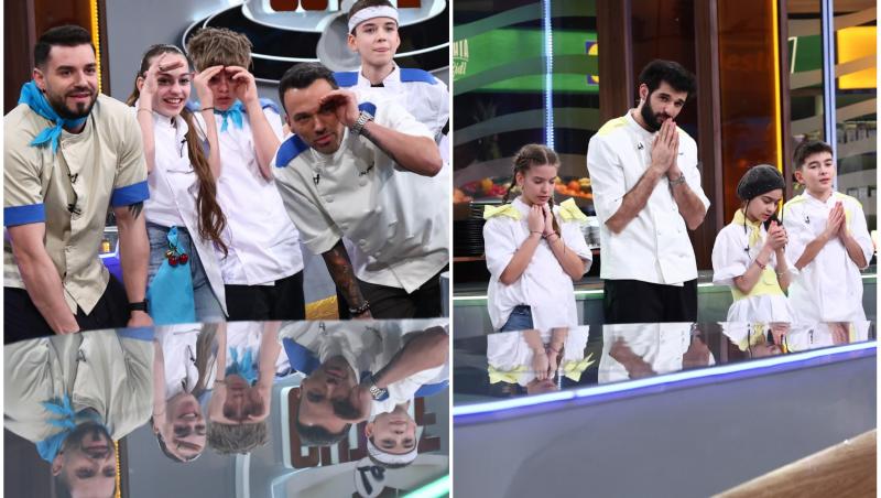 colaj foto cu richard abou zaki, stefan popescu si concurenti de la chefi la cutite-viitorul are gust