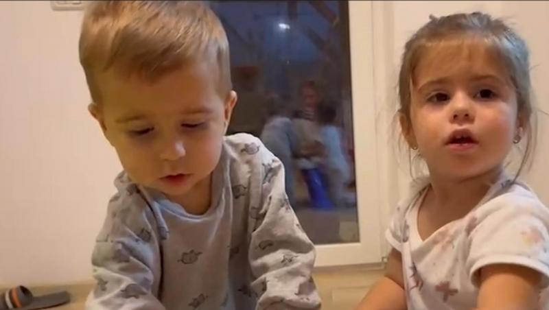 Imagine adorabilă cu cei doi copii ai Giovanei și ai lui Sese, câștigătorii sezonului 5 Mireasa. Micuțul Ares a împlinit 2 ani