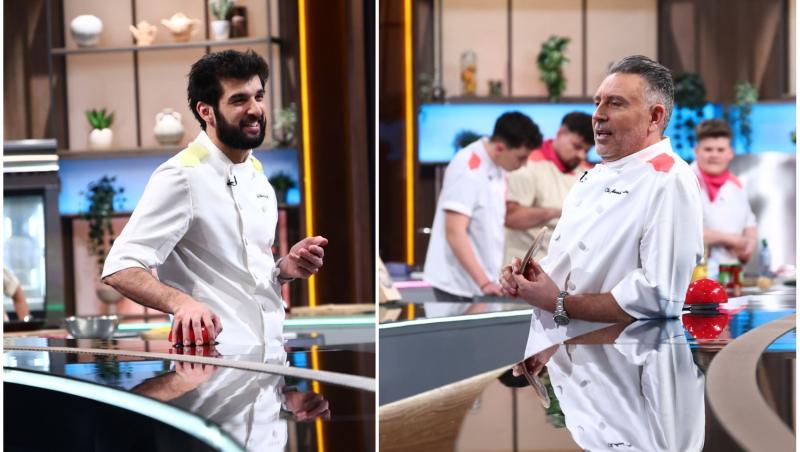 colaj foto cu chef richard abou zaki si chef alexandru sautner la amulete, la chefi la cutite