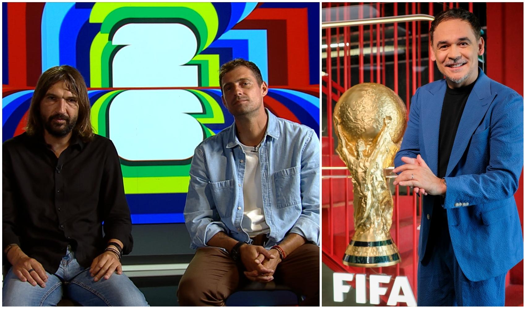 colaj foto cu dan alexa si gabi tqamas si poza cu razvan simion si un trofeu fifa 2026, de mari dimensiuni
