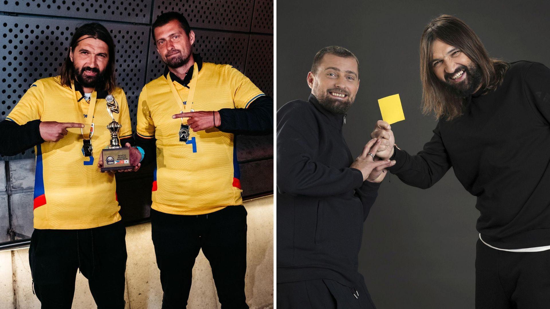 Gabi Tamaș și Dan Alexa, surprinși în compania a două admiratoare. Gestul făcut de una dintre ele a atras toate privirile