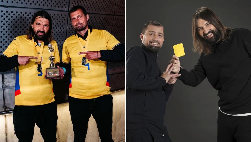 Gabi Tamaș și Dan Alexa, surprinși în compania a două admiratoare. Gestul făcut de una dintre ele a atras toate privirile
