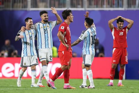 Argentina - Elveția 3-1. Messi și Co. se califică &icirc;n semifinale. Meciul a fost liveVIDEO pe Antena 1 și AntenaPLAY!