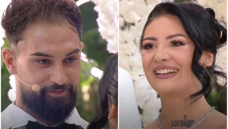 colaj foto cu giulia si alexandru de la mireasa