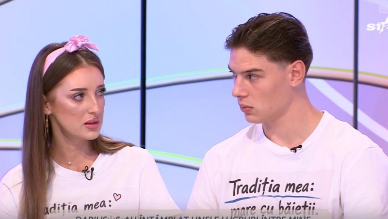 Mireasa, sezon 13. Darius susține a a întreținut relații intime cu Daniela. Fata a negat cu vehemență: „Sunt șocată de ce spui”