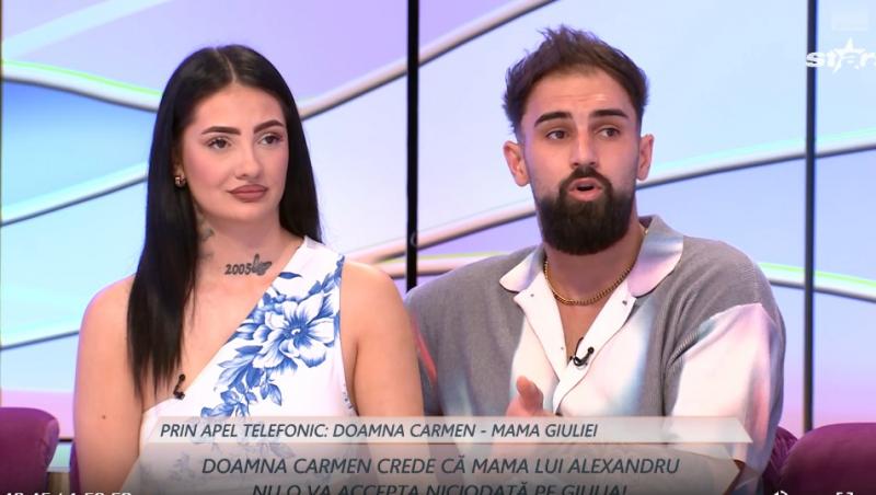 Mireasa, sezon 13. Reacția mamei Giuliei după ce mama lui Alexandru s-a opus căsătoriei tinerilor. Ce i-a cerut fiicei