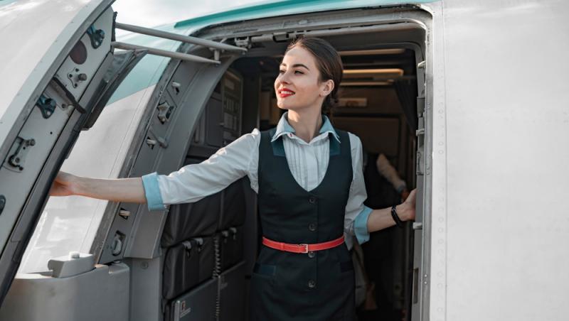 Ce salariu are o stewardesă din România. Suma lunară pe care o primește un însoțitor de zbor nu e deloc mică