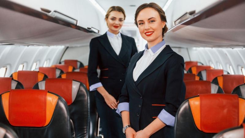 Ce salariu are o stewardesă din Rom&acirc;nia, de fapt. Suma lunară primită de un &icirc;nsoțitor de zbor nu e deloc mică