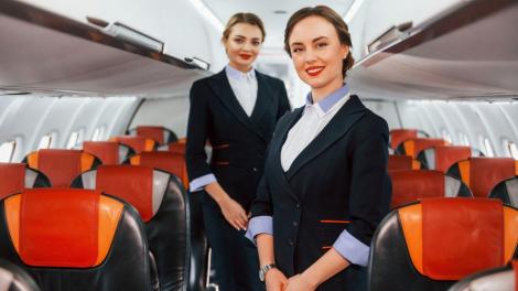 Ce salariu are o stewardesă din Rom&acirc;nia. Suma lunară pe care o primește un &icirc;nsoțitor de zbor nu e deloc mică
