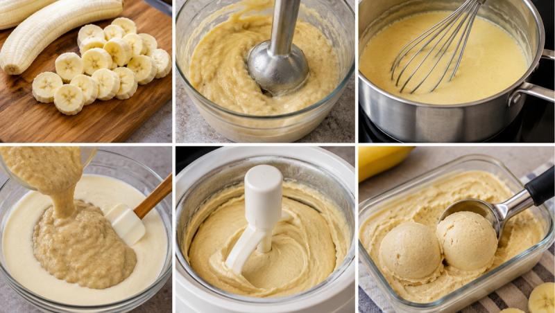 Dacă ai c&acirc;teva banane bine coapte &icirc;n bucătărie, le poți transforma cu ușurință &icirc;ntr-un desert cremos