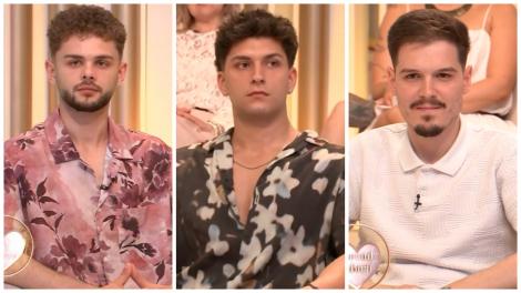 Mireasa, sezon 13. Rezultatul cursei de eliminare dintre Dorian, Darius și Daniel. Ce băiat părăsește competiția pe 3 iulie